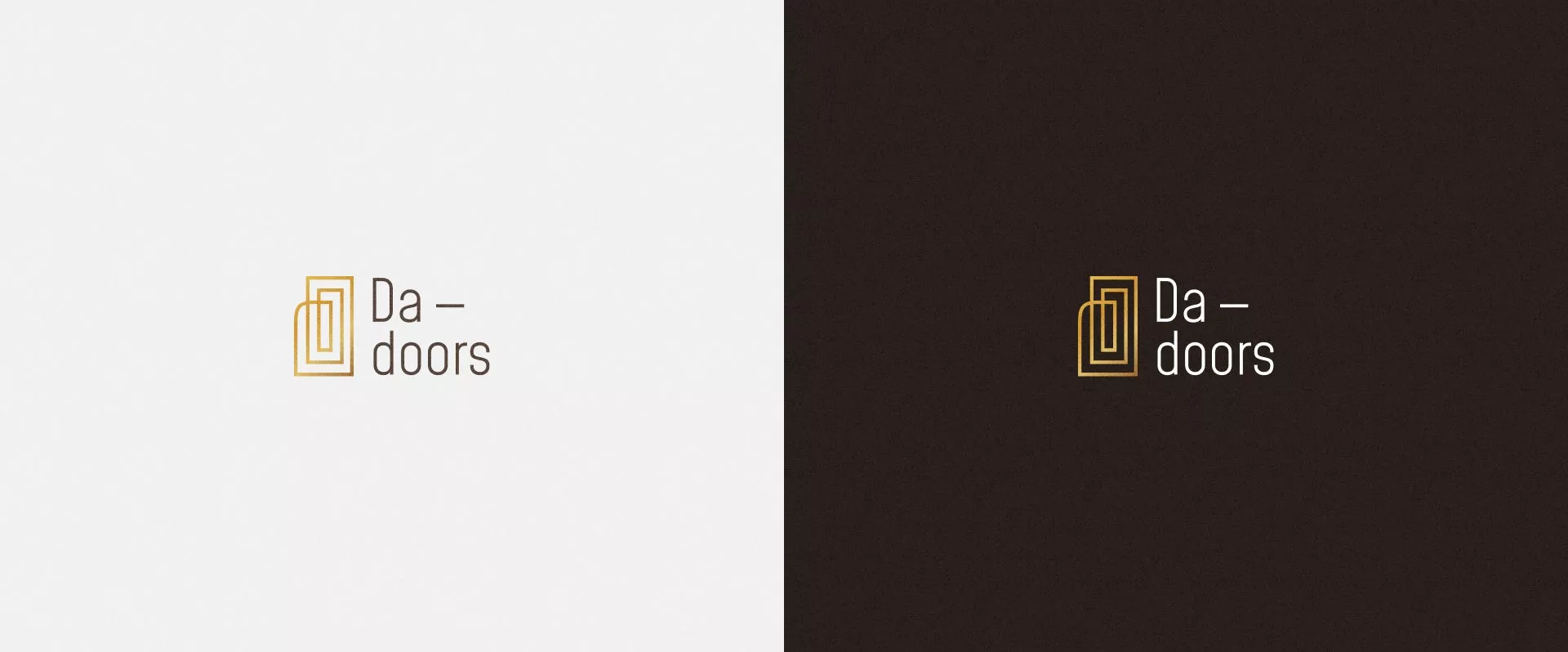 Разработка логотипа для компании «DA-DOORS» в Кологриве